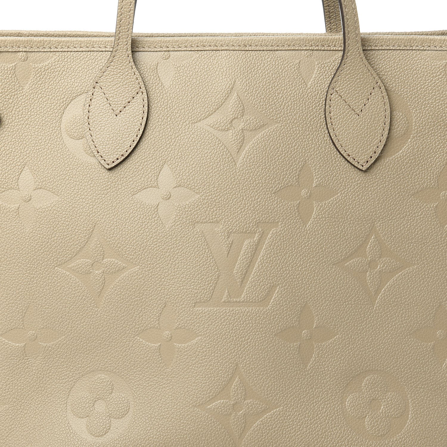 Louis Vuitton Empreinte Monogram Giant Neverfull MM Tourterelle 9 of 9