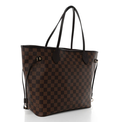 Louis Vuitton Damier Ebene Neo Neverfull MM Rose Ballerine 4 of 11
