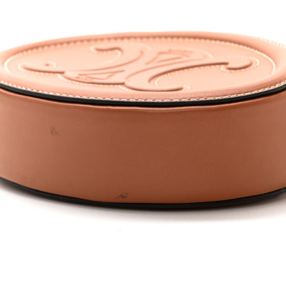 Celine Smooth Calfskin Cuir Small Triomphe Oval Crossbody Purse Tan 8 of 9