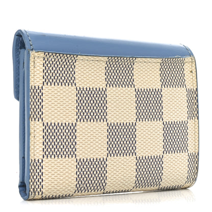 Louis Vuitton Damier Azur Zoe Wallet Bleuet 3 of 6