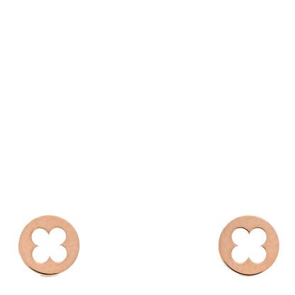 Louis Vuitton 18K Pink Gold Empreinte Ear Studs Earrings 1 of 5
