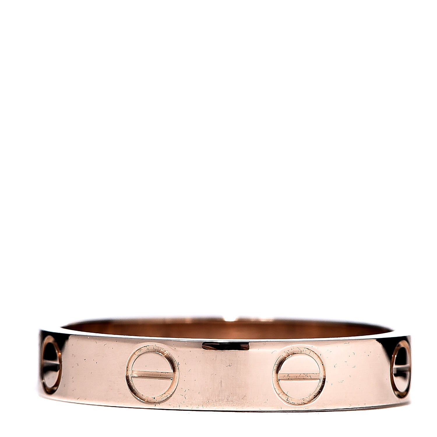 Cartier 18K Pink Gold 3.5mm LOVE Wedding Band Ring 54 6.75 3 of 5