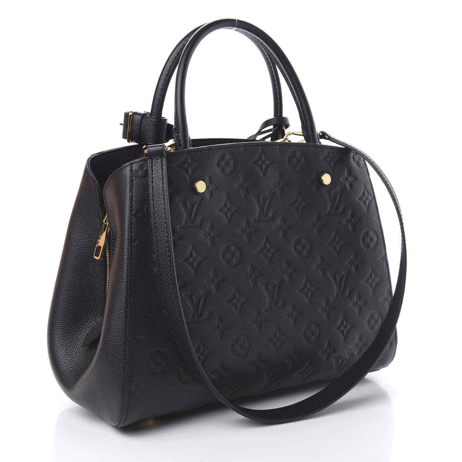 Louis Vuitton Empreinte Montaigne MM Black 4 of 12