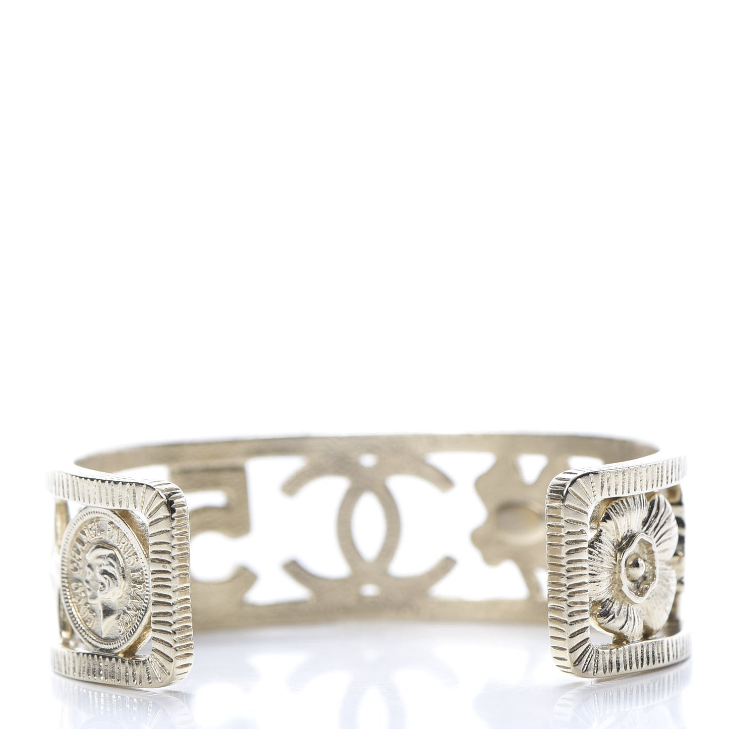 CC Charms Cuff Bracelet Gold