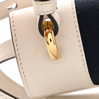 Gucci Calfskin Mini Sylvie Top Handle Bag White 13 of 15