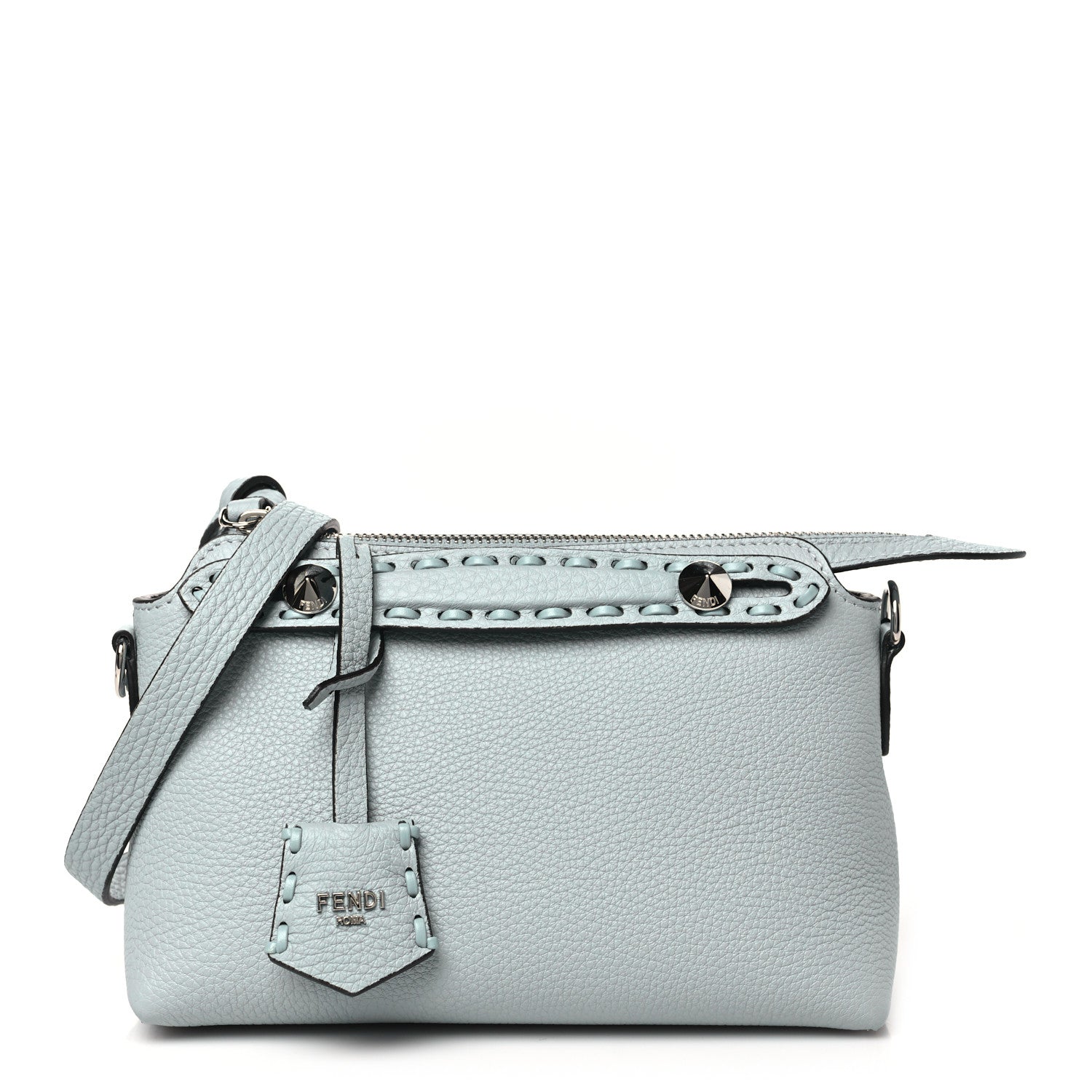 Fendi Cuoio Romano Selleria Sintetica Tape Stitch Mini By The Way Boston Bag Anice 1 of 9