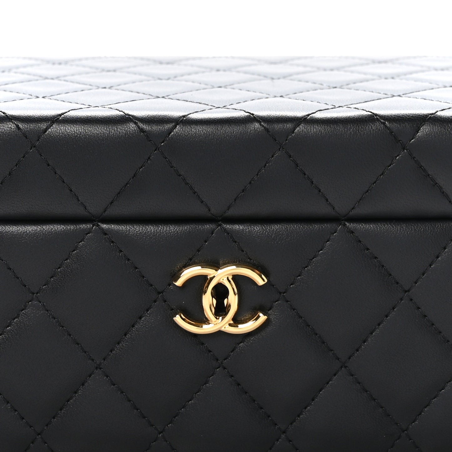 Lambskin Small Jewelry Box Black