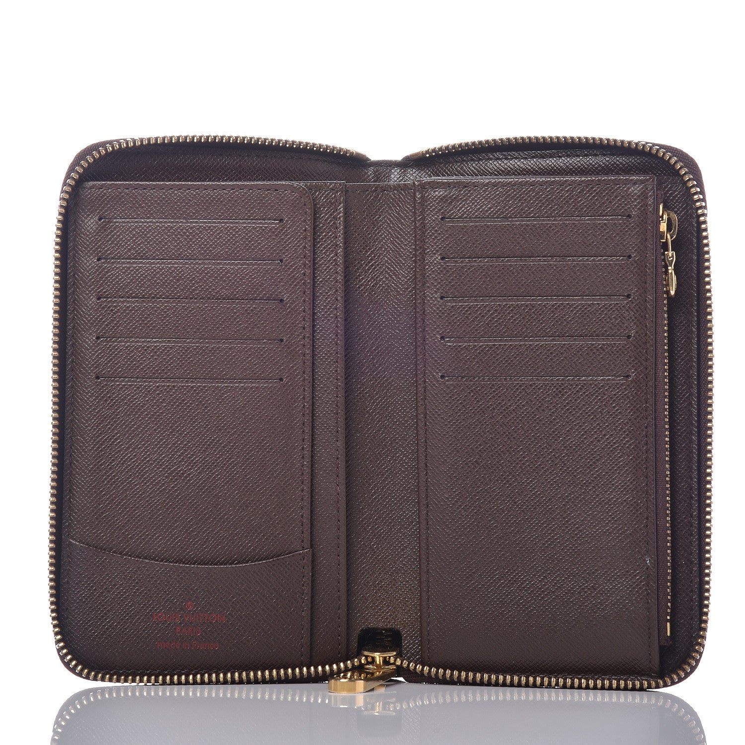 Louis Vuitton Damier Ebene Zippy Compact Wallet 5 of 11