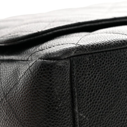 Chanel Caviar Quilted Maxi Double Flap Black 21 of 27