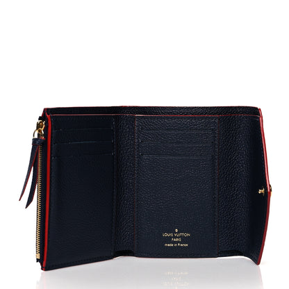 Louis Vuitton Empreinte Victorine Wallet Marine Rouge 6 of 9