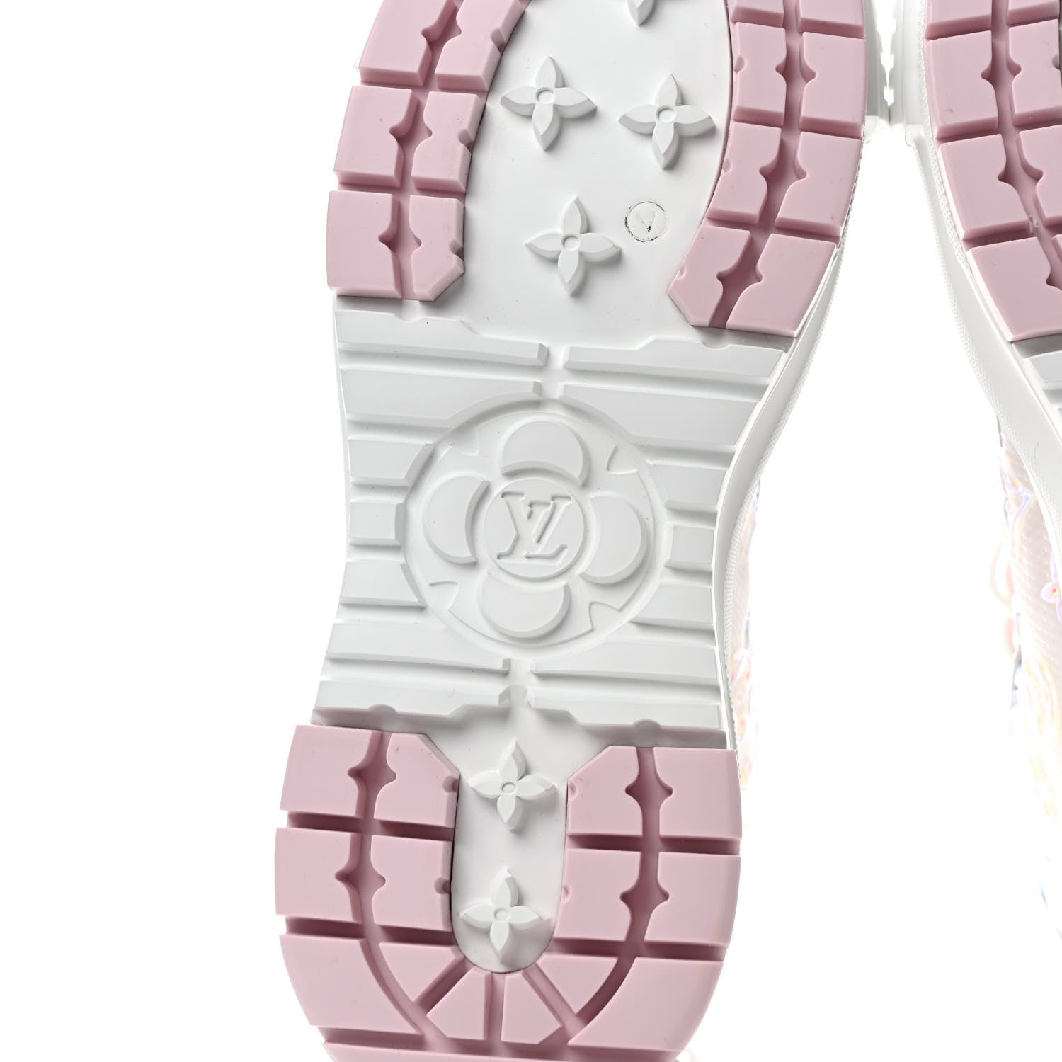 Louis Vuitton Iridescent Technical Mesh Monogram LV Squad Sneaker Boots 36 Rose Clair 7 of 7