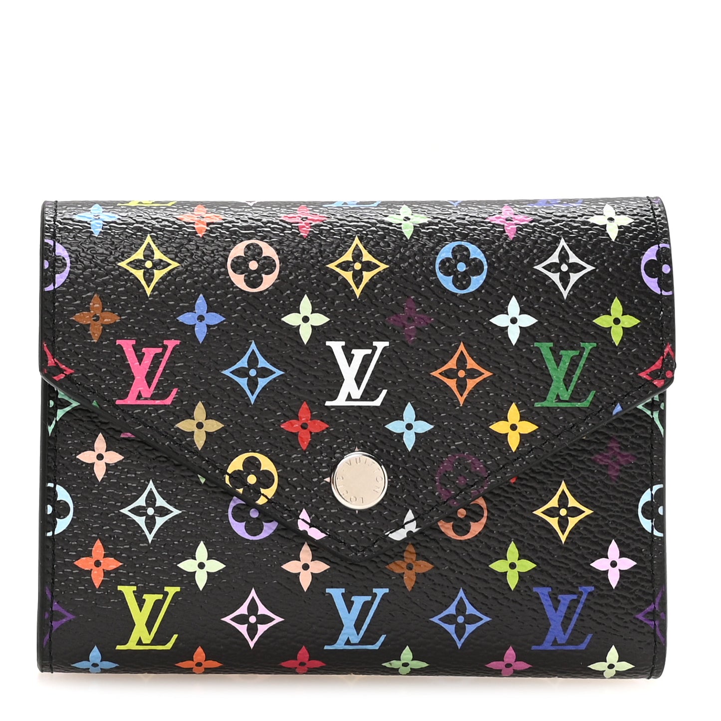 LV x TM Monogram Multicolor Victorine Wallet Black