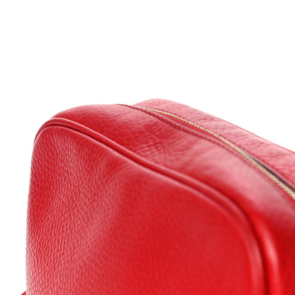 Gucci Pebbled Calfskin Small Soho Disco Bag Tabasco Red 13 of 24