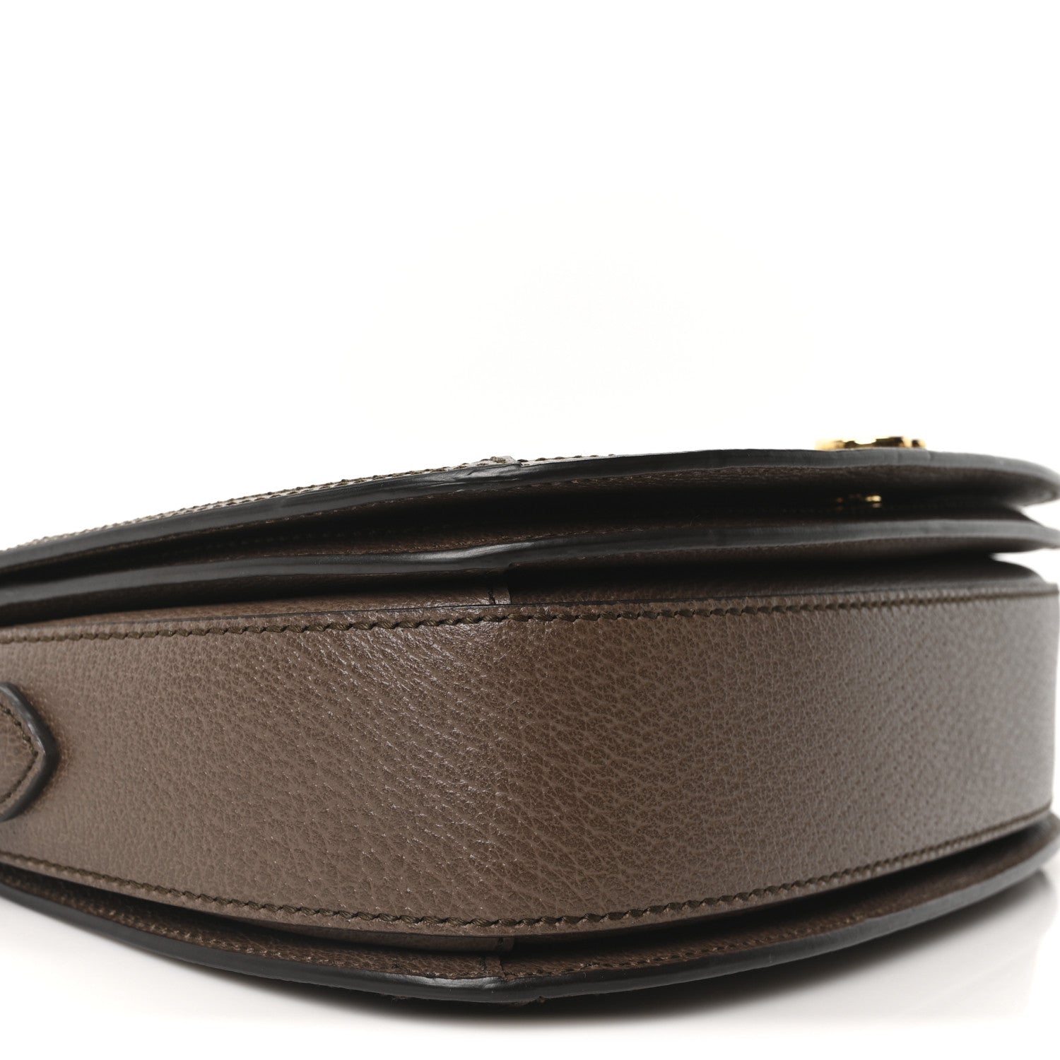 Gucci GG Supreme Monogram Web Small Ophidia Flap Messenger Bag Brown 9 of 10