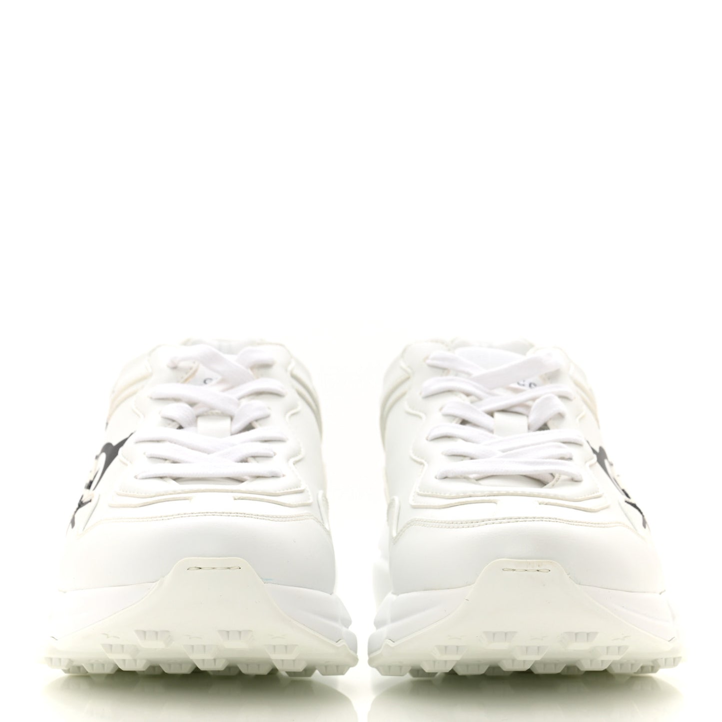 Demetra Cat Eyes Womens Rhyton Sneakers 37.5 White