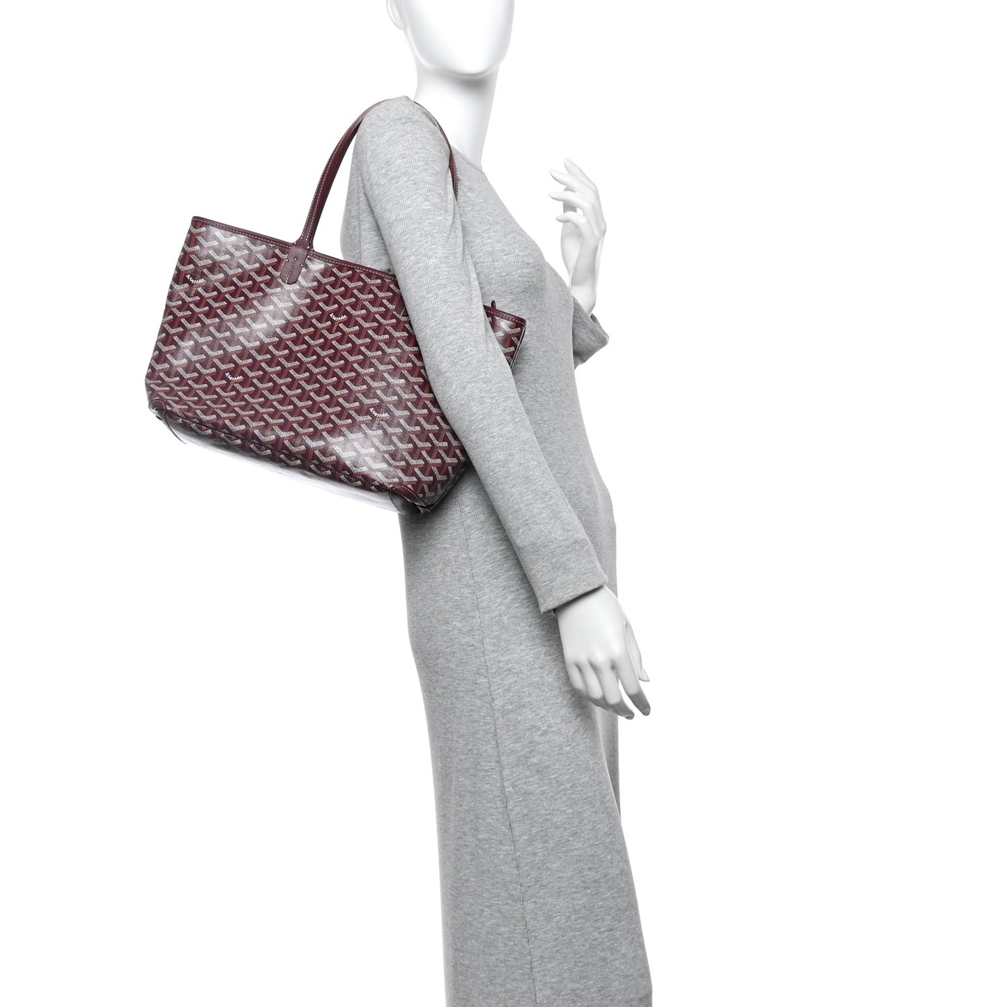 Goyardine Artois PM Burgundy