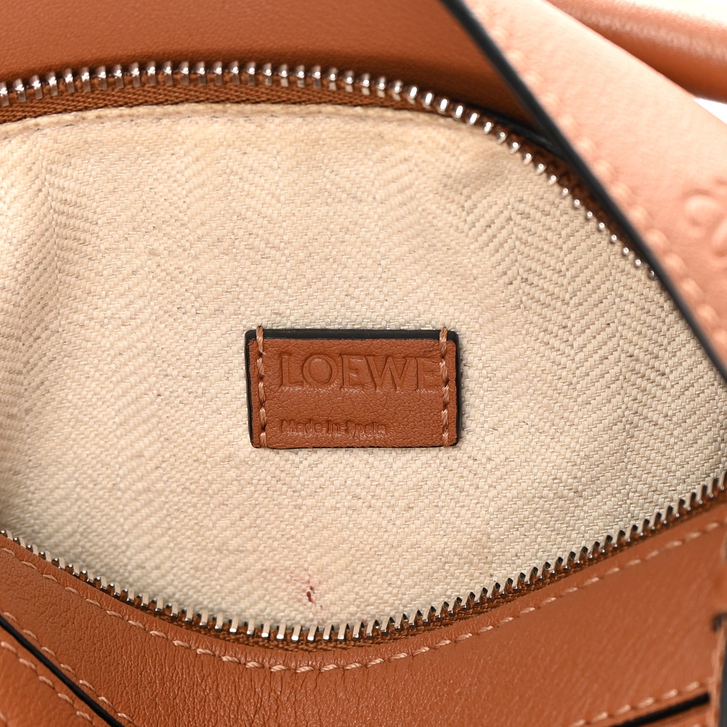 Calfskin Mini Puzzle Bag Tan