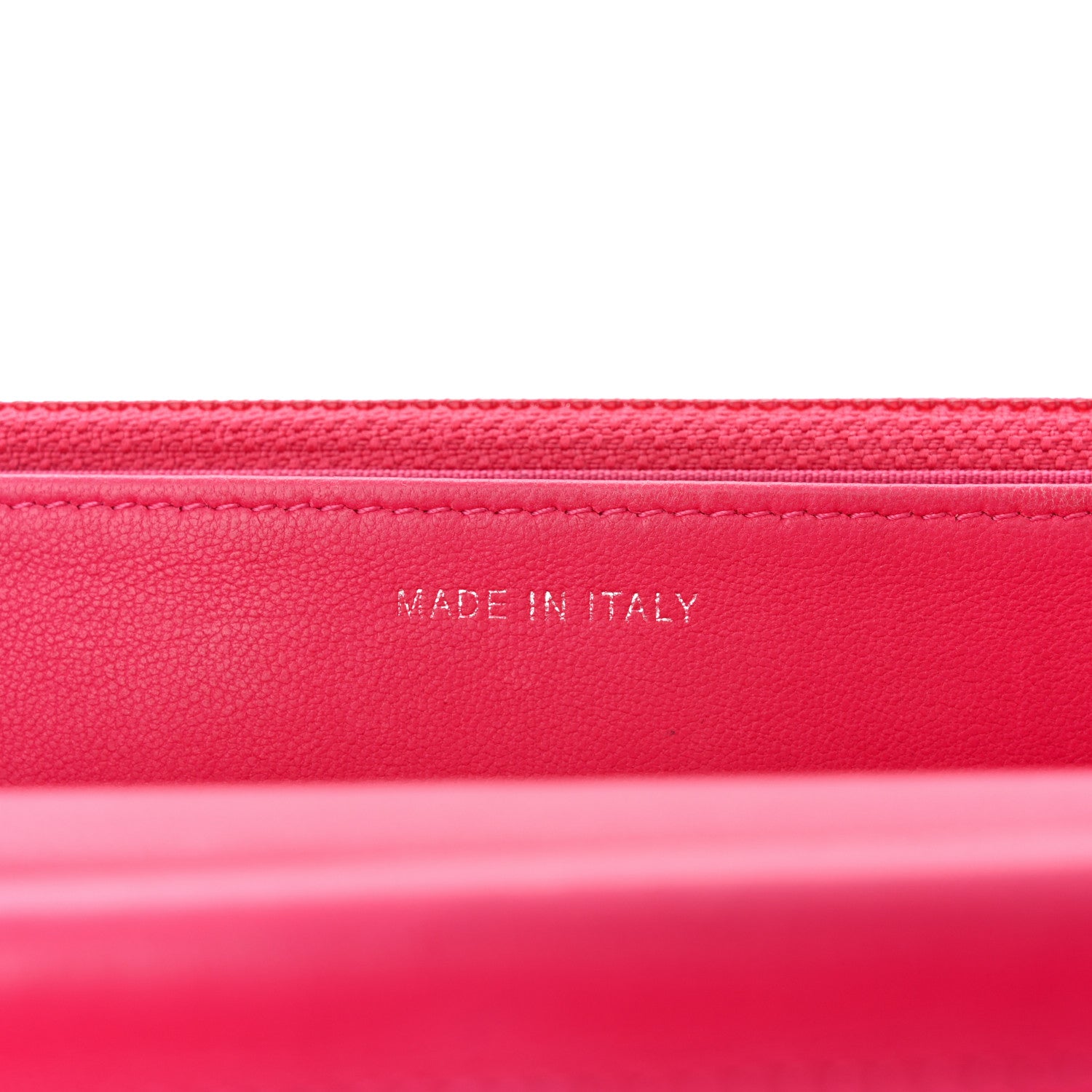 Chanel Lambskin Quilted Diamond CC Wallet On Chain WOC Pink 7 of 13