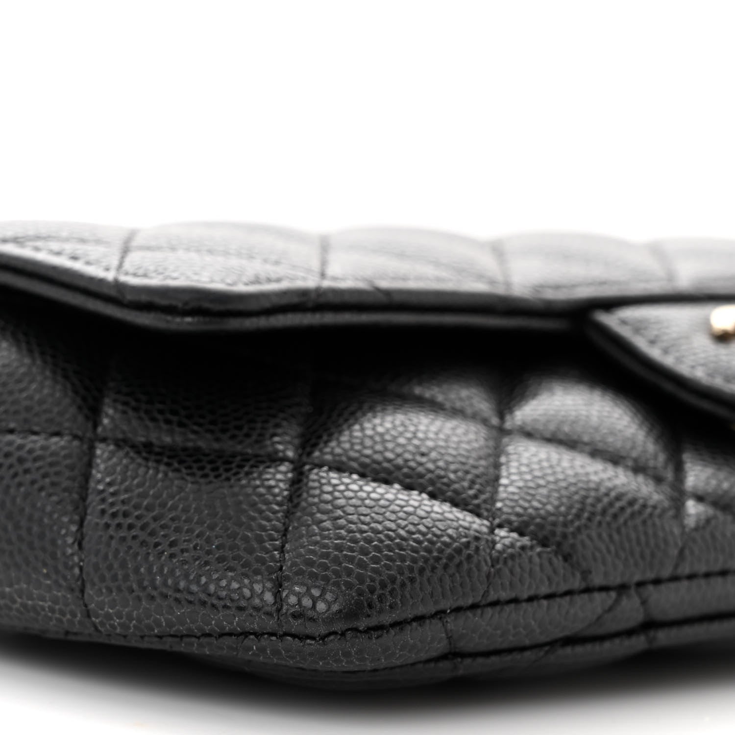 Chanel Caviar Quilted Glasses Case With Chain Black 10 of 12