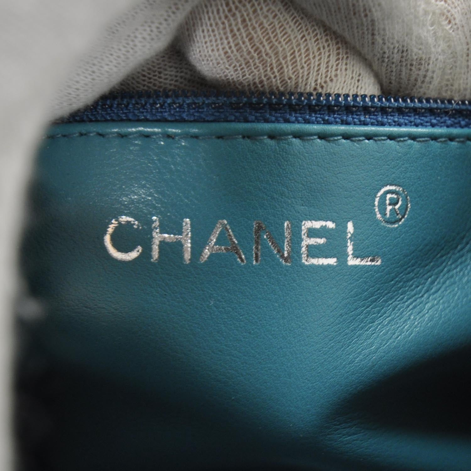 Chanel Python Mini Shoulder Bag Green 6 of 8