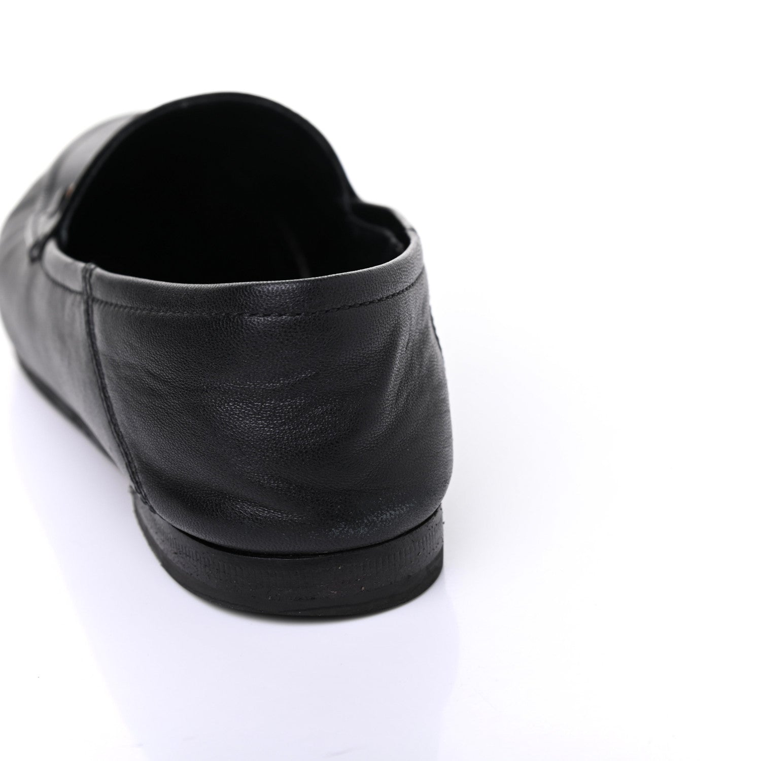 Gucci Lambskin Womens Brixton Horsebit Loafers 36 Black 16 of 19