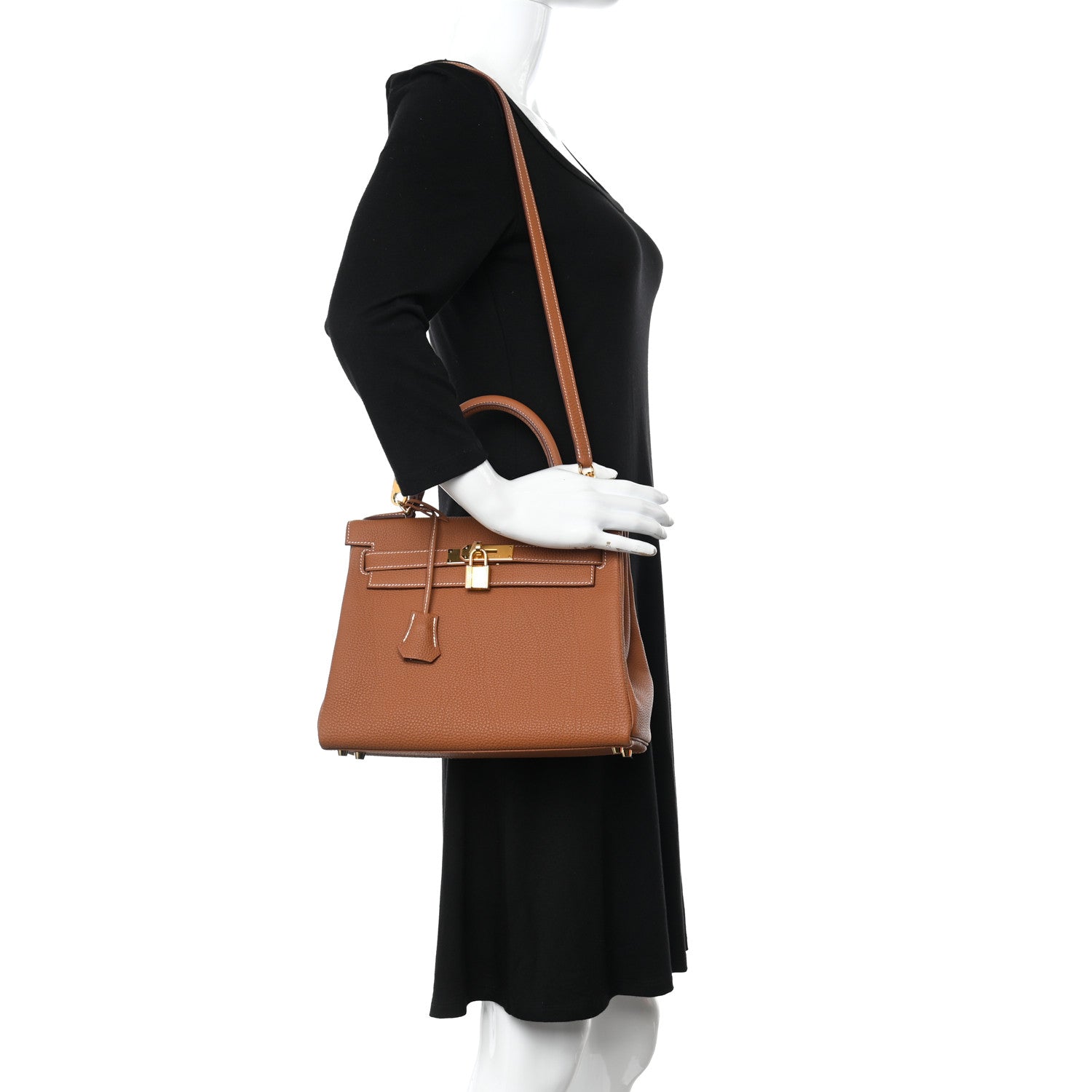 Hermes Togo Kelly Retourne 28 Gold 2 of 11