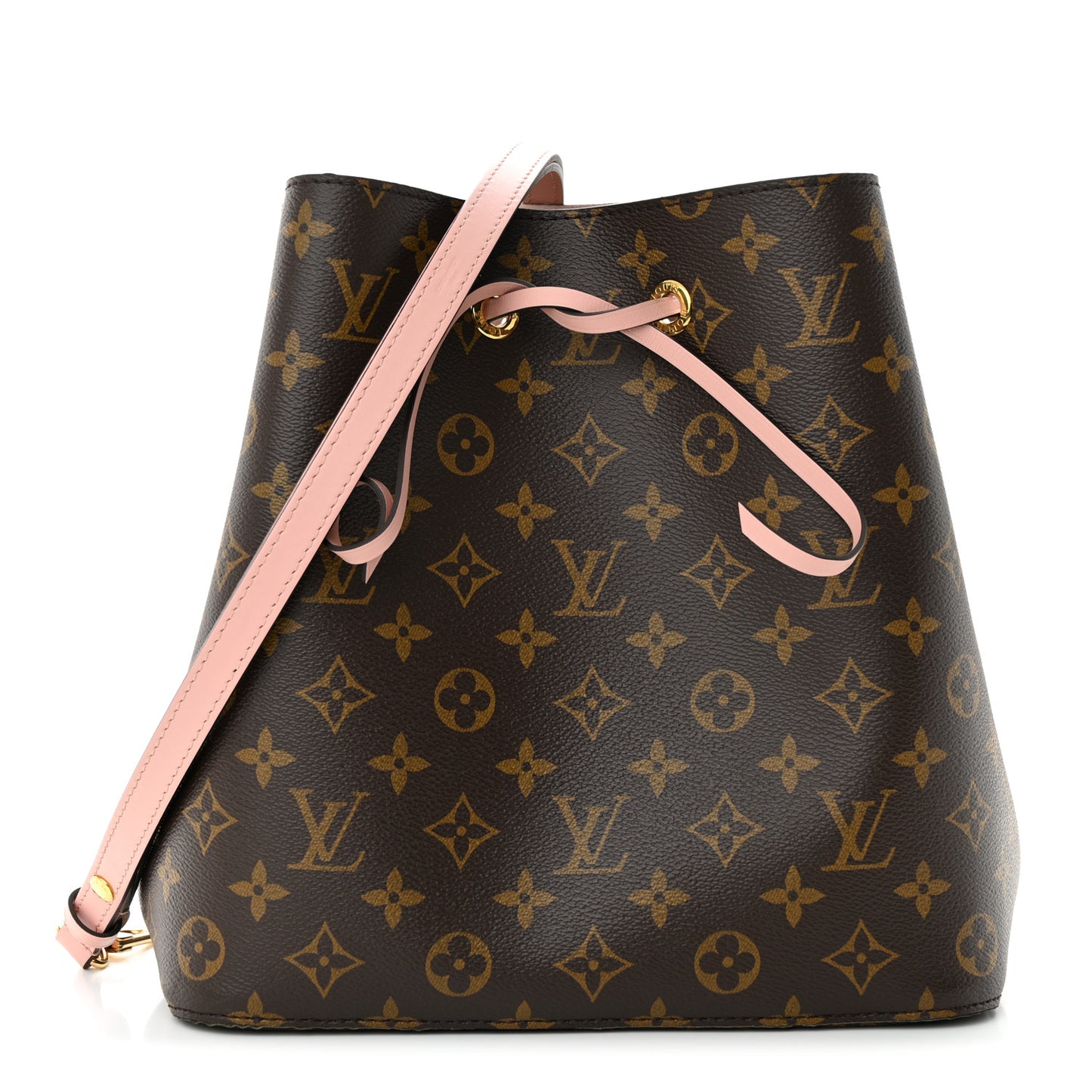 LOUIS VUITTON Monogram Neonoe MM Rose Poudre