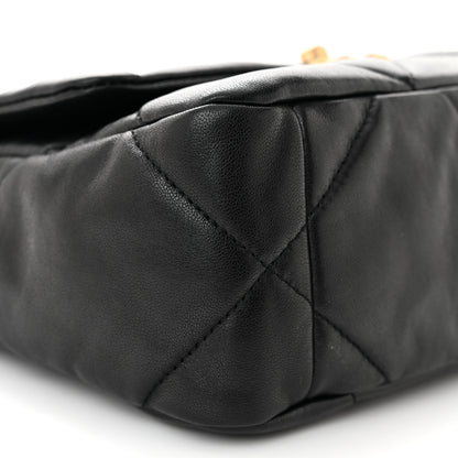Chanel Lambskin Quilted Medium Chanel 19 Flap Black 9 of 11