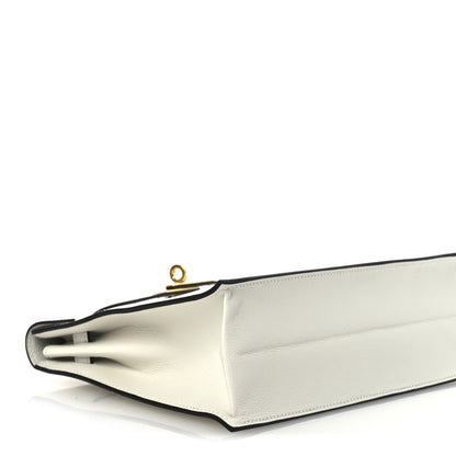 Hermes Evercolor Verso Kelly Danse II Belt Bag White Kraft 10 of 11