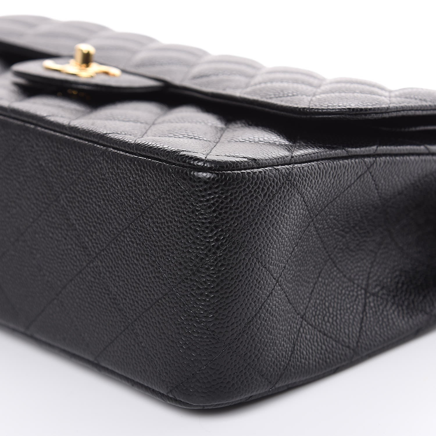 Chanel Caviar Quilted Jumbo Double Flap Black 7 of 11