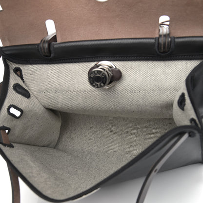 Hermes Toile H Berline Vache Hunter Herbag Zip PM 31 Black Ebene 5 of 11