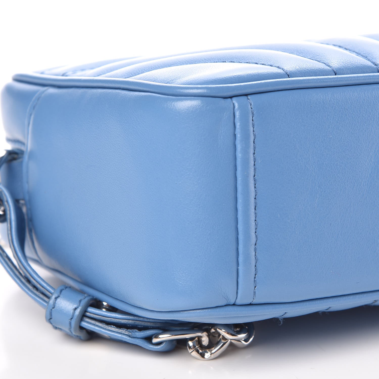 Prada Soft Calfskin Diagramme Crossbody Bag Mare 8 of 9