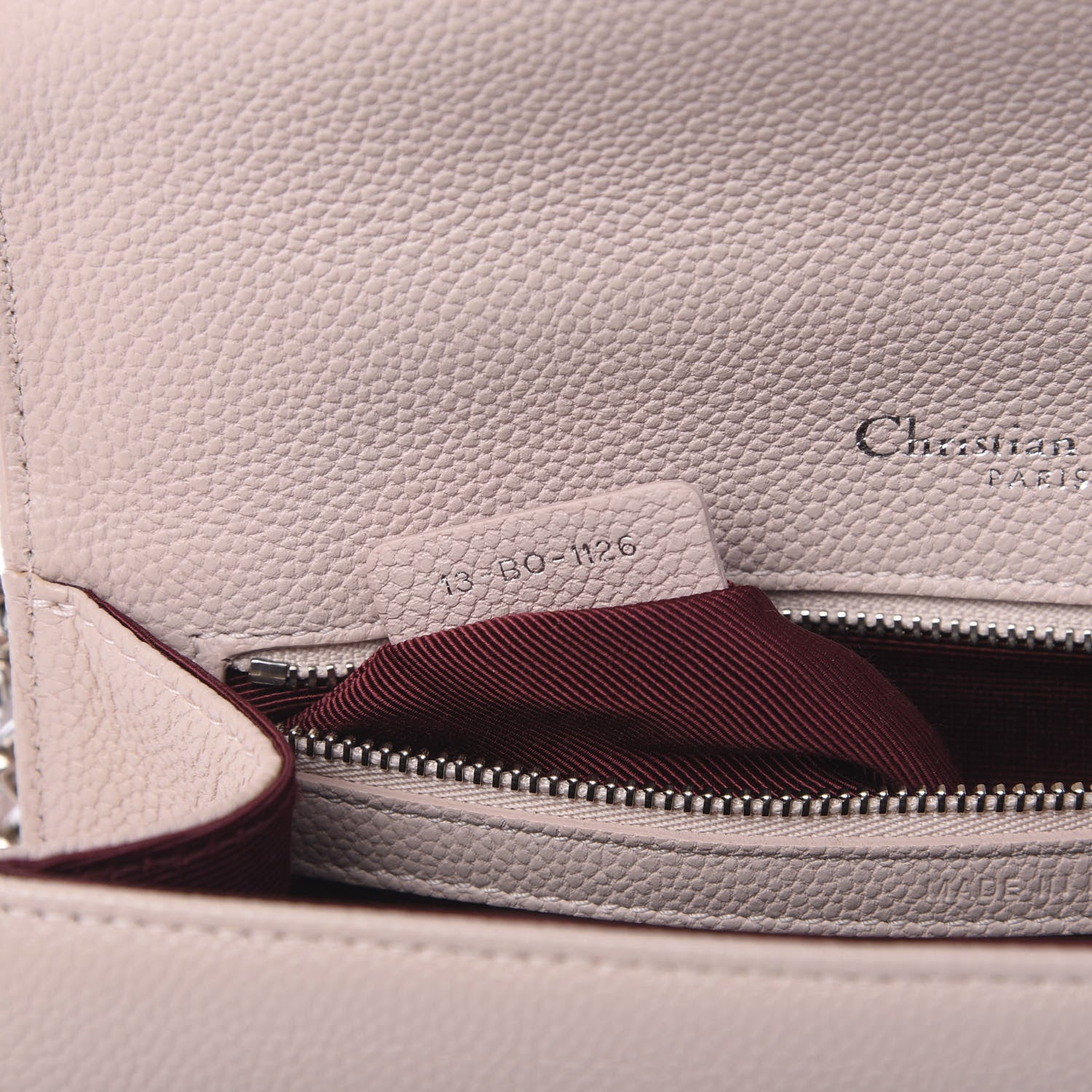 Christian Dior Grained Calfskin Cannage Small Diorama Flap Bag Rose Poudre 6 of 9