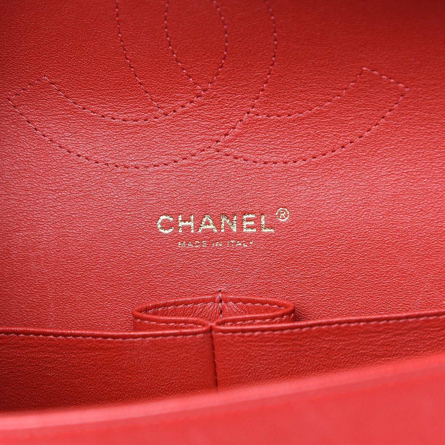 Chanel Caviar Quilted Jumbo Double Flap Red 6 of 20