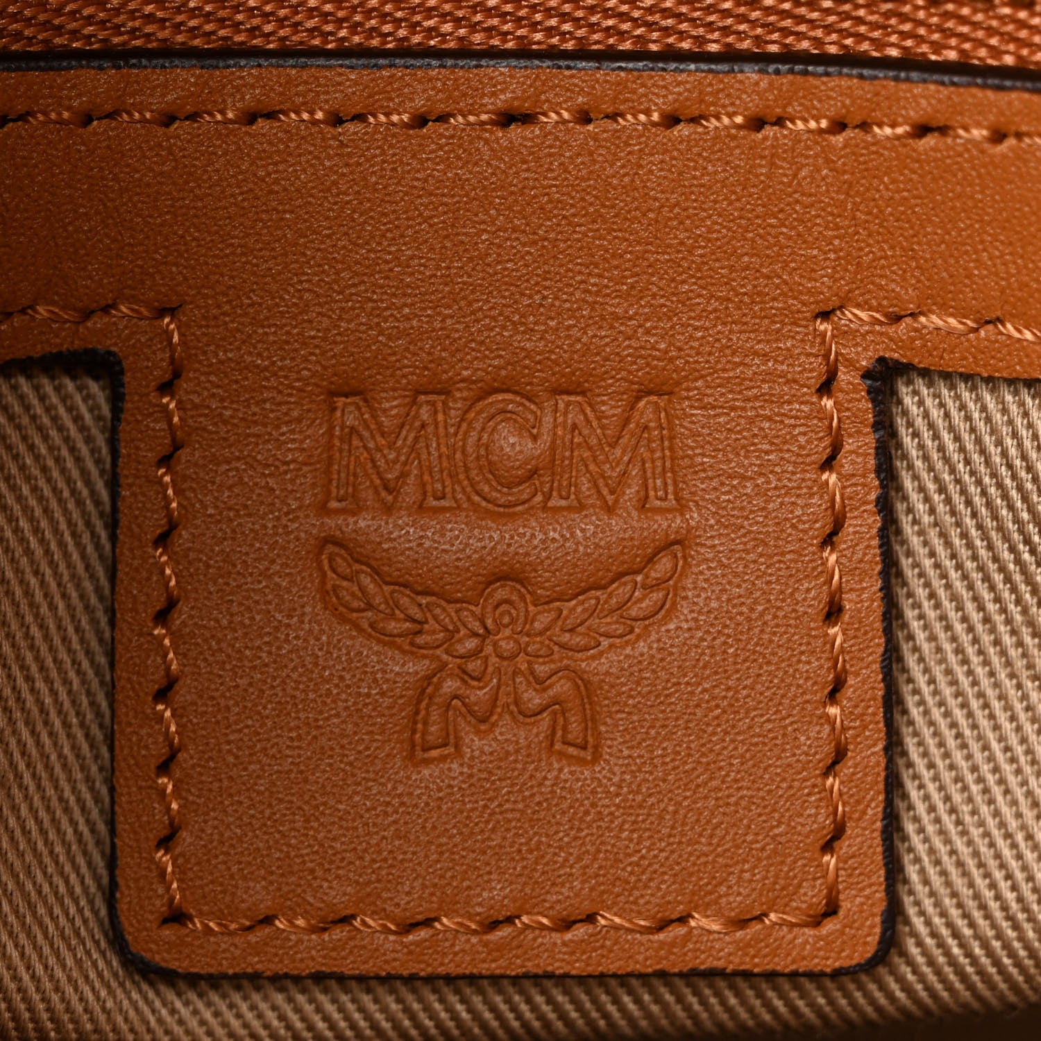 MCM Visetos Klassik Tote Cognac 6 of 13