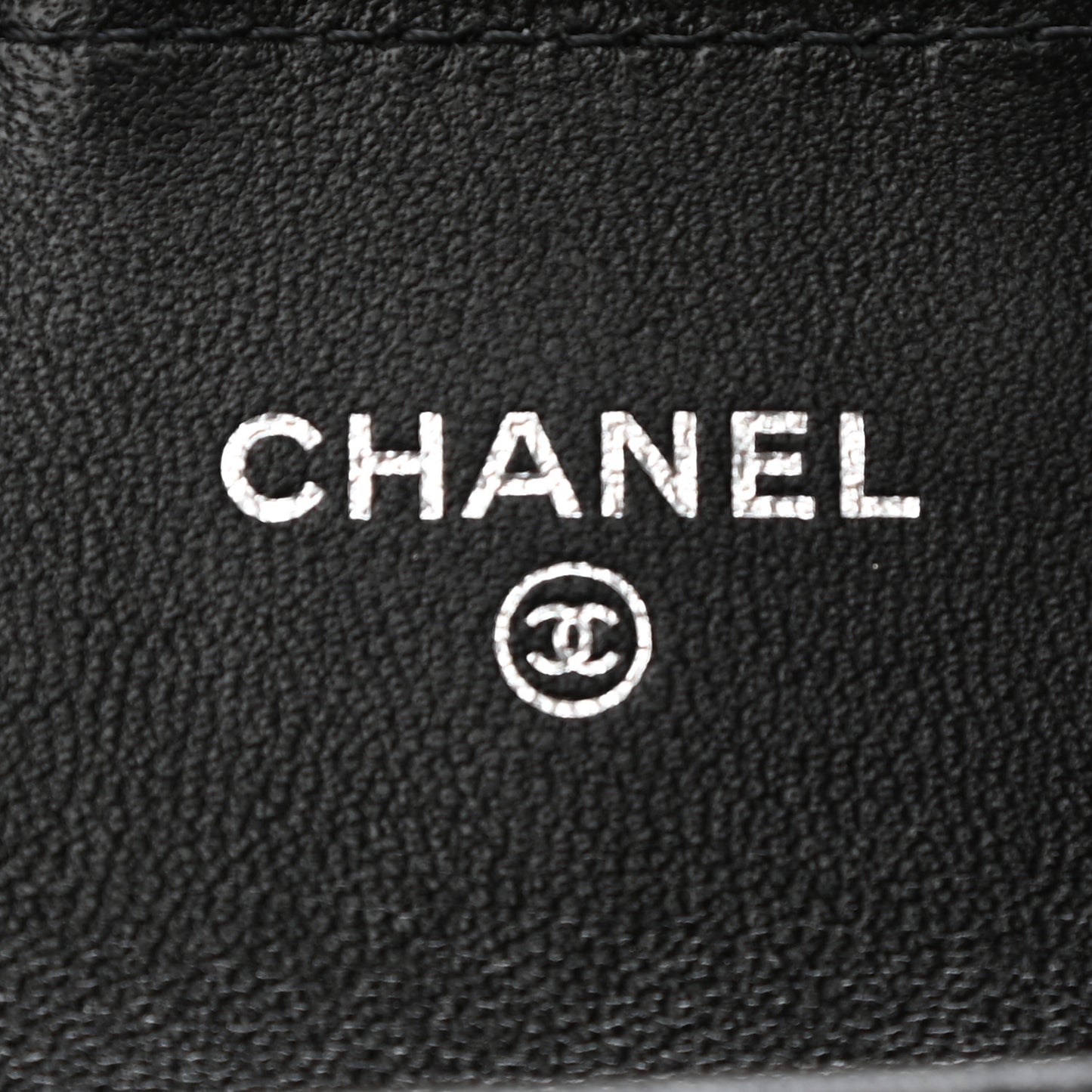 Lambskin Quilted Flap Card Holder Wallet Black