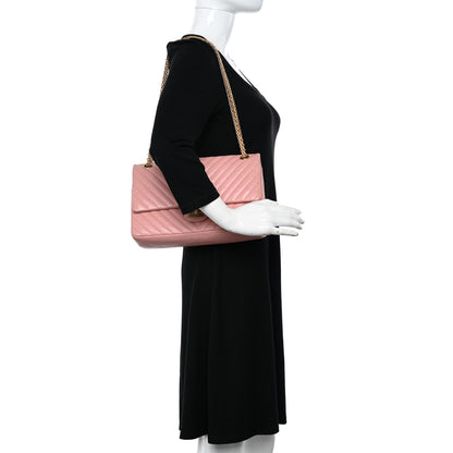 Chanel Aged Calfskin Chevron Quilted 2.55 Reissue 226 Flap Light Pink 2 of 17