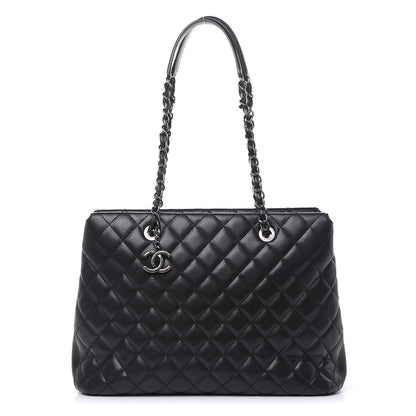 Chanel Caviar Quilted City Shopping Tote Black 1 of 14