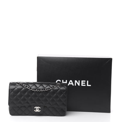 Chanel Caviar Quilted Medium Double Flap Black 11 of 11