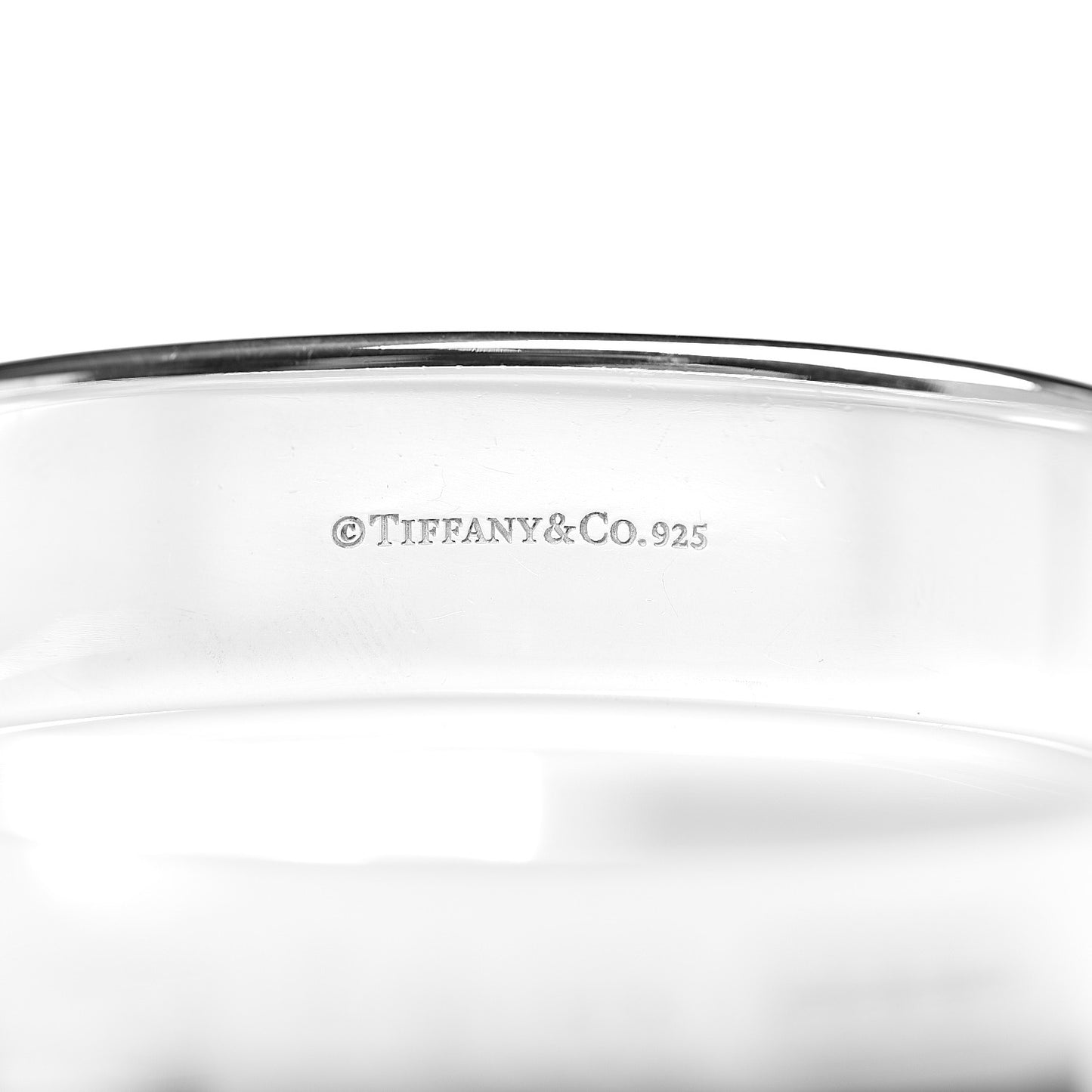 Sterling Silver 1837 Cushion Bangle Bracelet