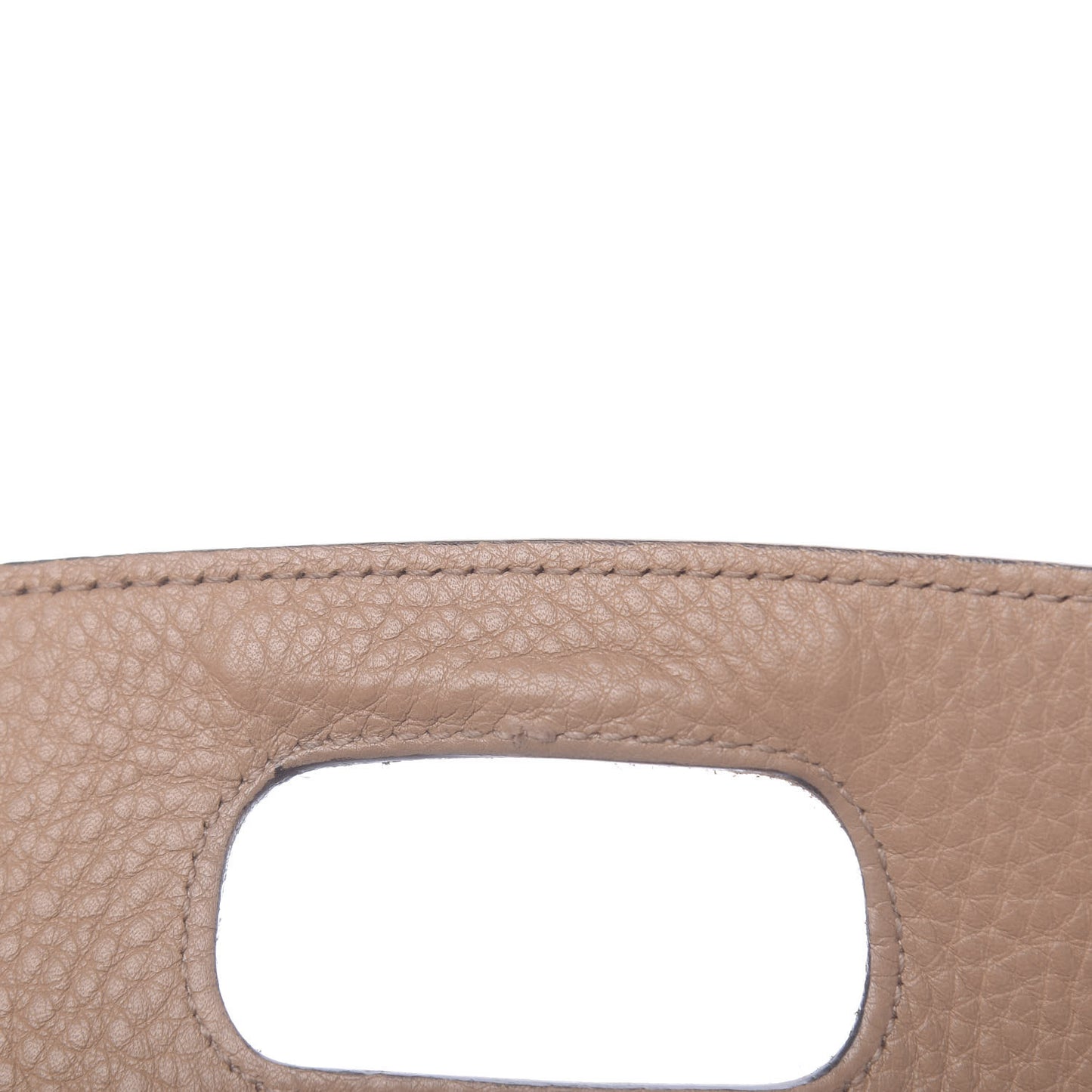 Cellarius Calfskin Small Bamboo Daily Top Handle Bag Camelia
