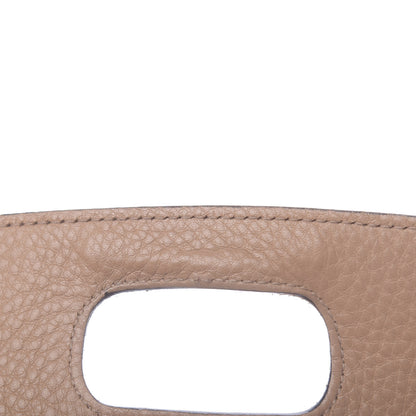 Gucci Cellarius Calfskin Small Bamboo Daily Top Handle Bag Camelia 14 of 16