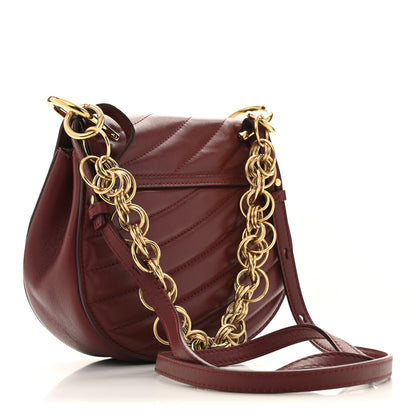 Chloe Calfskin Quilted Mini Drew Bijou Shoulder Bag Dahlia Red 3 of 14