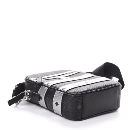 MCM Visetos Spot Crossbody Bag Black 4 of 8