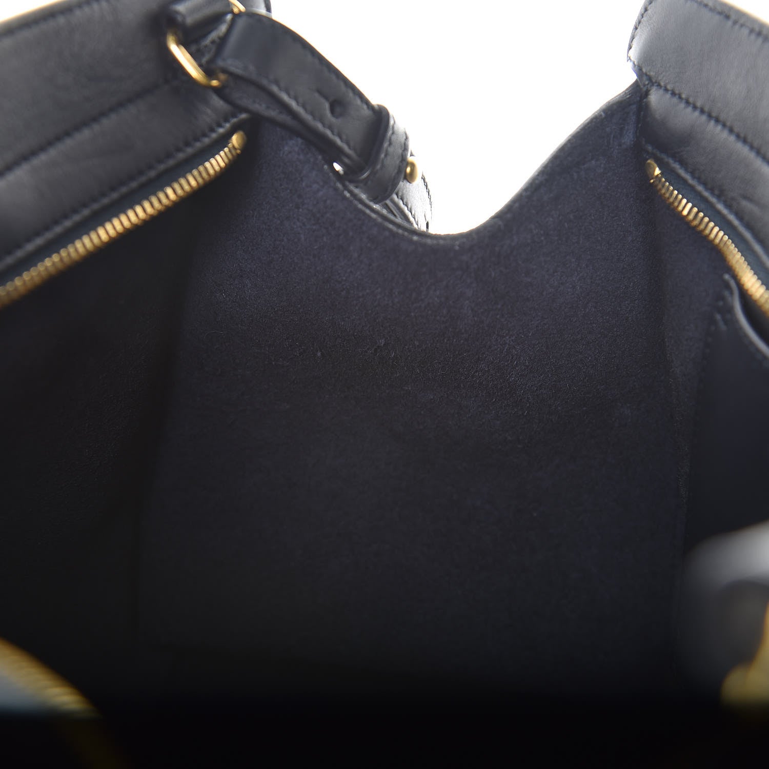 Saint Laurent Calfskin Small Classic Y Cabas Navy Blue 9 of 20