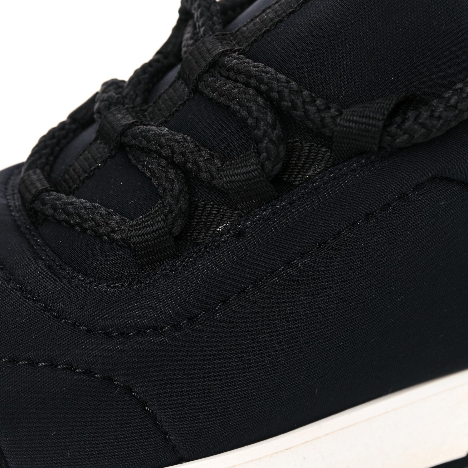 Hermes Technical Canvas Mens Miles Sneakers 40 Black White 11 of 12