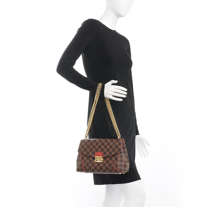 Louis Vuitton Damier Ebene Caissa Clutch Cherry 3 of 8