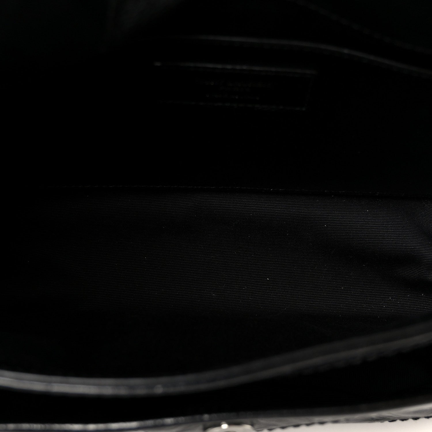 Saint Laurent Crinkled Calfskin Matelasse Monogram Baby Niki Chain Satchel Black 4 of 10