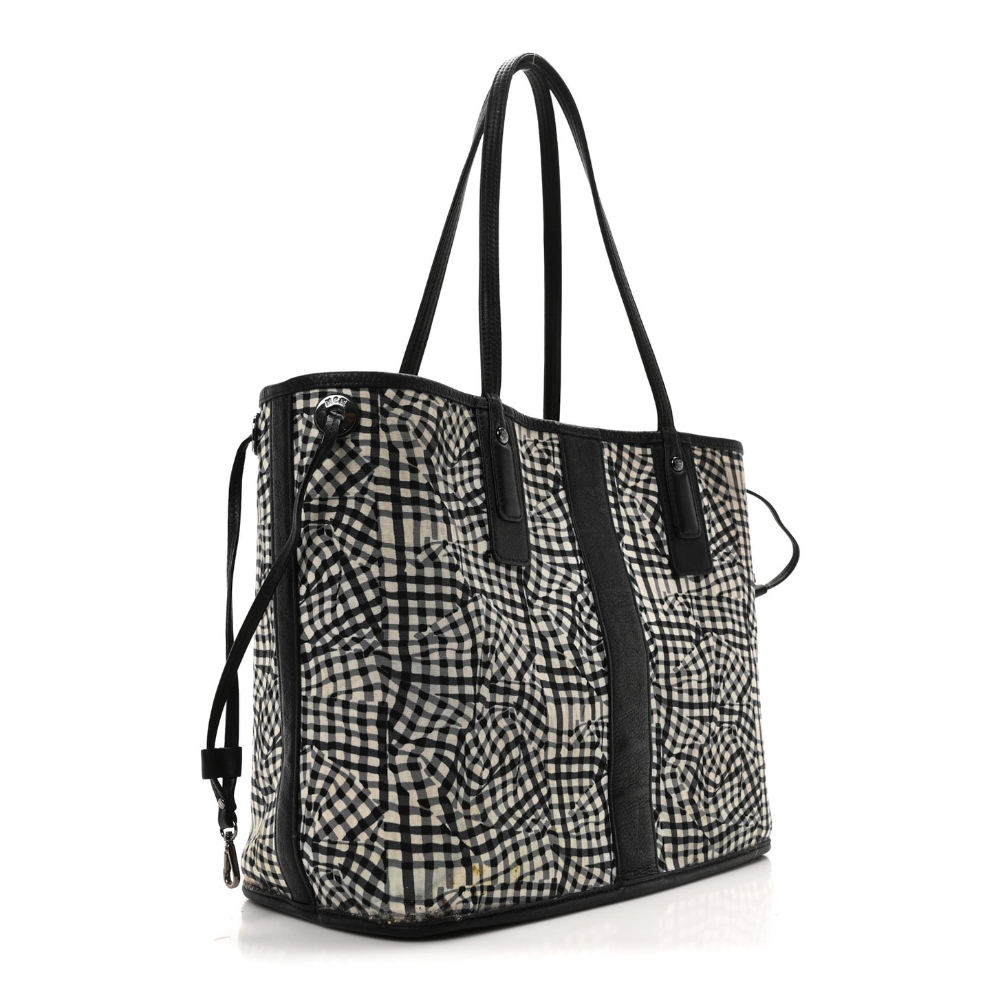 Visetos Medium Liz Reversible Shopper Tote Black
