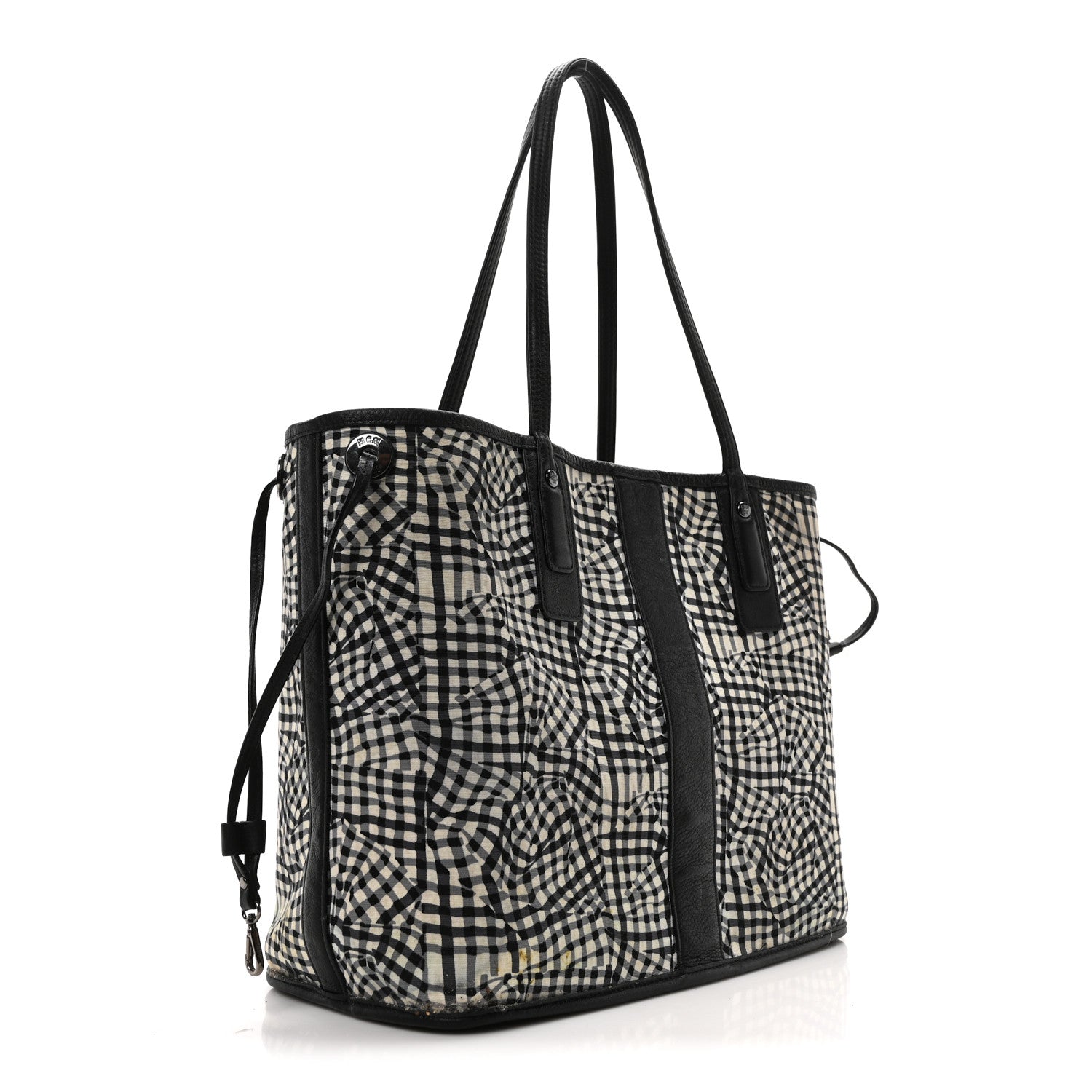 MCM Visetos Medium Liz Reversible Shopper Tote Black 13 of 17